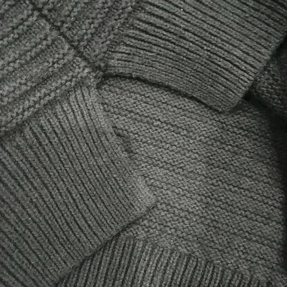 [S]Madewell Black Ruffle-Neck Pullover Sweater in  Cotton-Merino Yarn - Picture 6 of 10